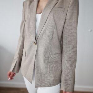 Beżowa marynarka Hugo Boss, wełna, M, nowa, PREMIUM