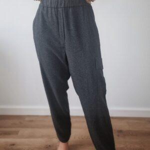 Szare spodnie Marc O’Polo, wełna mix, XXL, nowe, PREMIUM